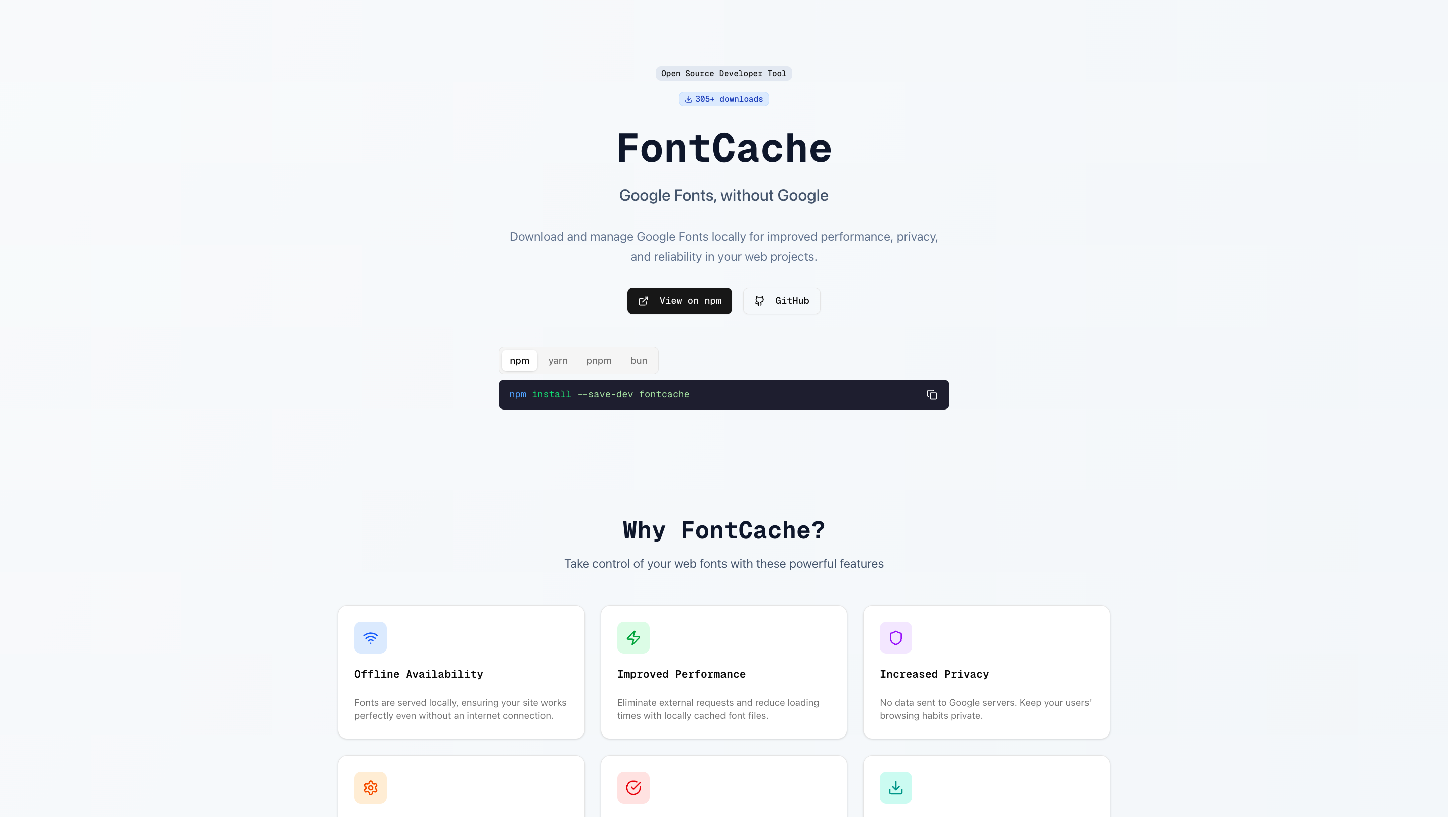 FontCache