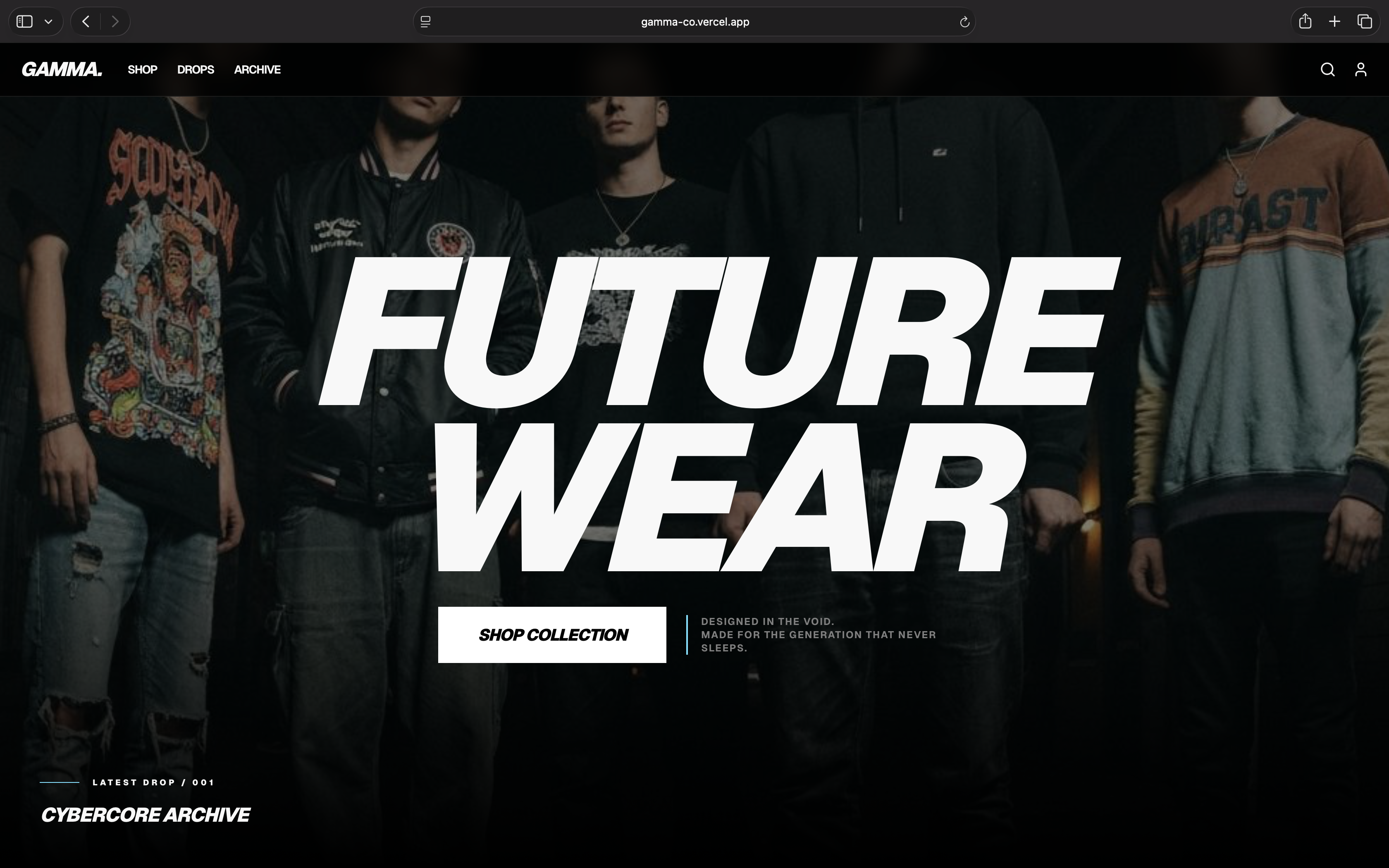 gamma.co — Gen-Z Fashion, Redefined